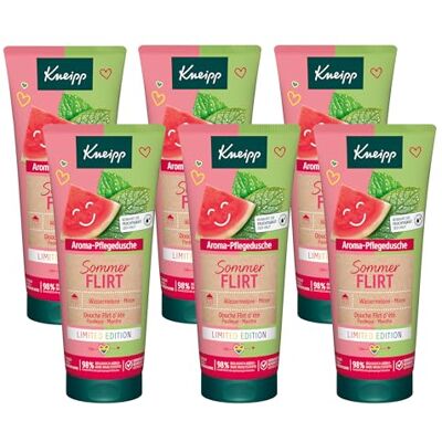 Kneipp Aroma-Pflegedusche Sommerflirt Limited Edition Duschgel Wassermelone und Minze Multipack 6 x 200ml Kneipp Aroma-Pflegedusche Sommerflirt Limited Edition Duschgel Wassermelone und Minze Multipack 6 x 200ml