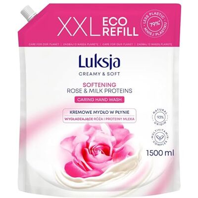 Luksja - CreamyLiquidSoap - Rosa - 1500ml - Hand soap Luksja - CreamyLiquidSoap - Rosa - 1500ml - Hand soap
