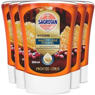Sagrotan Hygiene Seife Frosted Citrus Limited Edition 5 x 250 ml Sagrotan Hygiene Seife Frosted Citrus Limited Edition 5 x 250 ml