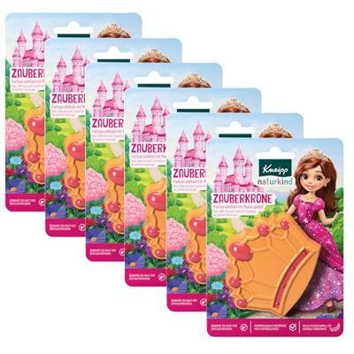 Kneipp naturkind Farbsprudelbad Zauberkrone Badebombe mit Maracujaduft Für sensible Kinderhaut 6 x 1 Stück Kneipp naturkind Farbsprudelbad Zauberkrone Badebombe mit Maracujaduft Für sensible Kinderhaut 6 x 1 Stück