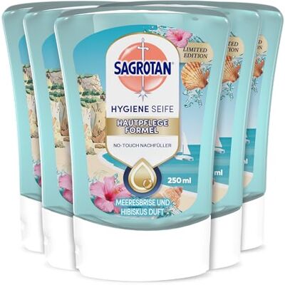 Sagrotan No-Touch Handseife Nachfüller Sardinia Dreams Limited Edition 5 x 250 ml Sagrotan No-Touch Handseife Nachfüller Sardinia Dreams Limited Edition 5 x 250 ml