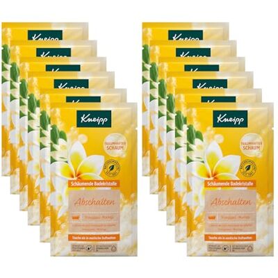 Kneipp Schäumendes Badesalz Abschalten Frangipani & Moringa Multipack 12 x 80 g Kneipp Schäumendes Badesalz Abschalten Frangipani & Moringa Multipack 12 x 80 g