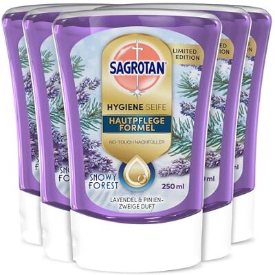 Sagrotan No-Touch Handseife Nachfüller Snowy Forest Limited Edition 5 x 250 ml Sagrotan No-Touch Handseife Nachfüller Snowy Forest Limited Edition 5 x 250 ml
