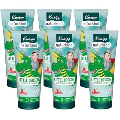 Kneipp Naturkind Drachenkraft Shampoo & Dusche Kinderduschgel 2 in 1 mit Drachenfruchtduft tränenfrei & leicht kämmbar Multipack 6 x 200ml Kneipp Naturkind Drachenkraft Shampoo & Dusche Kinderduschgel 2 in 1 mit Drachenfruchtduft tränenfrei & leicht kämmbar Multipack 6 x 200ml