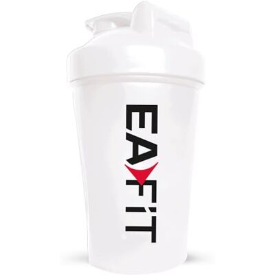 Eafit Shaker Proteinshake 400ml BPA-frei – Auslaufsicherer Mischkugel für Protein, Pre Workout, Protein Isolate & Kreatin Weißer Fitness Shaker Eafit Shaker Proteinshake 400ml BPA-frei – Auslaufsicherer Mischkugel für Protein, Pre Workout, Protein Isolate & Kreatin Weißer Fitness Shaker