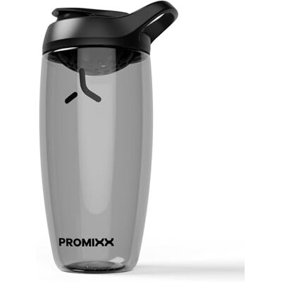 Promixx PURSUIT Eiweiß Shaker – 700ml Premium Shaker für Proteinpulver, Supplements & Pre-Workout – Auslaufsicher, BPA-frei, Leicht zu Reinigen – Stealth Black Promixx PURSUIT Eiweiß Shaker – 700ml Premium Shaker für Proteinpulver, Supplements & Pre-Workout – Auslaufsicher, BPA-frei, Leicht zu Reinigen – Stealth Black