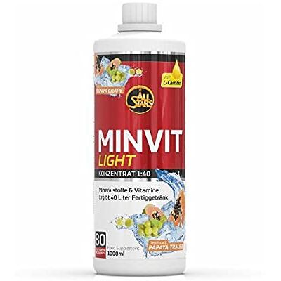 All Stars - Minvit Light - Papaya-Grape - Sportgetränk All Stars - Minvit Light - Papaya-Grape - Sportgetränk