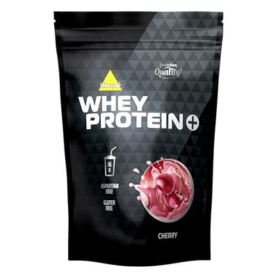 inkospor WHEY PROTEIN + Eiweißpulver aus Whey und Casein für einen extra cremigen Protein Shake, 24g Eiweiß pro Portion, Kirsche Geschmack inkospor WHEY PROTEIN + Eiweißpulver aus Whey und Casein für einen extra cremigen Protein Shake, 24g Eiweiß pro Portion, Kirsche Geschmack