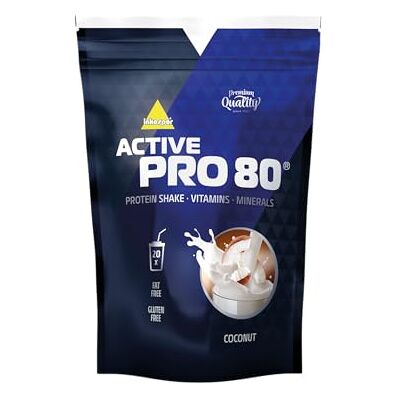 inkospor Active Pro 80 Proteinpulver Kokosnuss 80% Mehrkomponenten-Protein 500 g Beutel Whey, Casein & Eiprotein Made in Germany inkospor Active Pro 80 Proteinpulver Kokosnuss 80% Mehrkomponenten-Protein 500 g Beutel Whey, Casein & Eiprotein Made in Germany