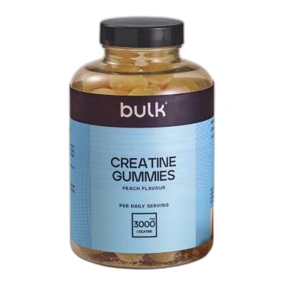 BULK POWDERS Bulk Creatine Gummies, Peach, 1 g, 60 Gummies 60 Gummibonbons BULK POWDERS Bulk Creatine Gummies, Peach, 1 g, 60 Gummies 60 Gummibonbons