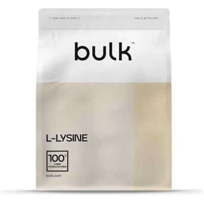 Bulk L-Lysin Pulver, 500 g, 500 Portionen, Verpackung Kann Variieren Bulk L-Lysin Pulver, 500 g, 500 Portionen, Verpackung Kann Variieren