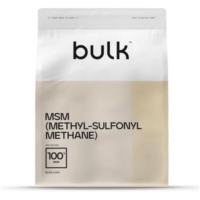 Bulk MSM-Pulver (Methyl-Sulfonylmethan), 1 kg, Verpackung kann variieren Bulk MSM-Pulver (Methyl-Sulfonylmethan), 1 kg, Verpackung kann variieren