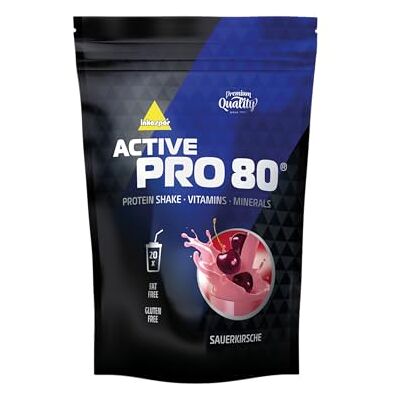 inkospor Active Pro 80 Proteinpulver Sauerkirsche 80% Mehrkomponenten-Protein 500 g Beutel Whey, Casein & Eiprotein Made in Germany inkospor Active Pro 80 Proteinpulver Sauerkirsche 80% Mehrkomponenten-Protein 500 g Beutel Whey, Casein & Eiprotein Made in Germany