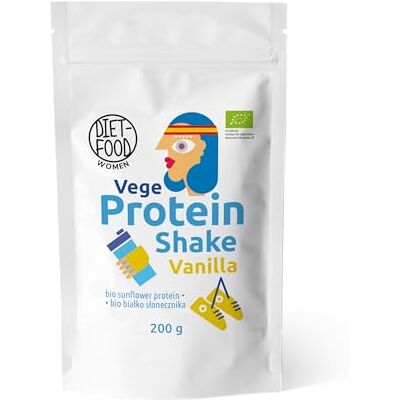 Diet-Food Bio Protein Pulver Eiweiß Shake Vegetarisch, Vegan Eiweiß von Bio-Sonnenblumen mit Erythrit Eiweiss Protein Pulver 200g mit Geschmack Vanille Diet-Food Bio Protein Pulver Eiweiß Shake Vegetarisch, Vegan Eiweiß von Bio-Sonnenblumen mit Erythrit Eiweiss Protein Pulver 200g mit Geschmack Vanille