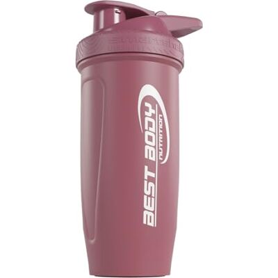 Best Body Nutrition Edelstahl Eiweiß Protein Shaker 700 ml, Reforce, mit integrierten Sieb, matt rosa Best Body Nutrition Edelstahl Eiweiß Protein Shaker 700 ml, Reforce, mit integrierten Sieb, matt rosa