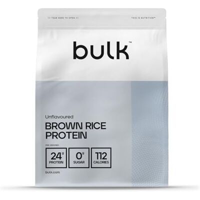 Bulk Naturreis-Protein 80, Reisprotein, Veganes Protein Pulver, Eiweißpulver, 2,5 kg, Verpackung Kann Variieren Bulk Naturreis-Protein 80, Reisprotein, Veganes Protein Pulver, Eiweißpulver, 2,5 kg, Verpackung Kann Variieren