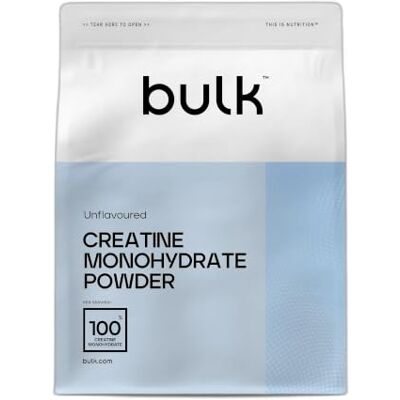 BULK POWDERS Bulk Creatin Monohydrat Pulver, Geschmacksneutral, 250 g 73 Portionen, Reines mikronisiertes Kreatin, Vegan & Halal, Ideal für Fitness, Training & Gym, Leicht aufzulösen BULK POWDERS Bulk Creatin Monohydrat Pulver, Geschmacksneutral, 250 g 73 Portionen, Reines mikronisiertes Kreatin, Vegan & Halal, Ideal für Fitness, Training & Gym, Leicht aufzulösen