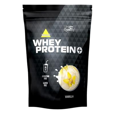 inkospor WHEY PROTEIN + Eiweißpulver aus Whey und Casein für einen extra cremigen Protein Shake, 24g Eiweiß pro Portion, Vanille Geschmack inkospor WHEY PROTEIN + Eiweißpulver aus Whey und Casein für einen extra cremigen Protein Shake, 24g Eiweiß pro Portion, Vanille Geschmack