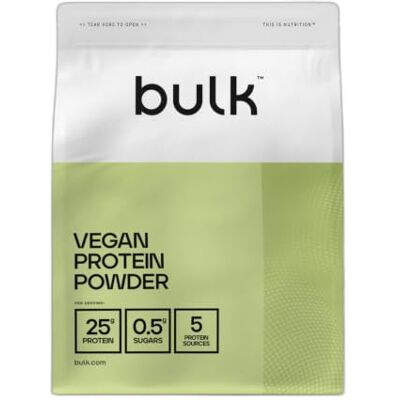 BULK POWDERS Bulk Vegan Protein Powder, Vanilla, 1 kg Pflanzlicher Protein-Shake, New & Improved Formula BULK POWDERS Bulk Vegan Protein Powder, Vanilla, 1 kg Pflanzlicher Protein-Shake, New & Improved Formula
