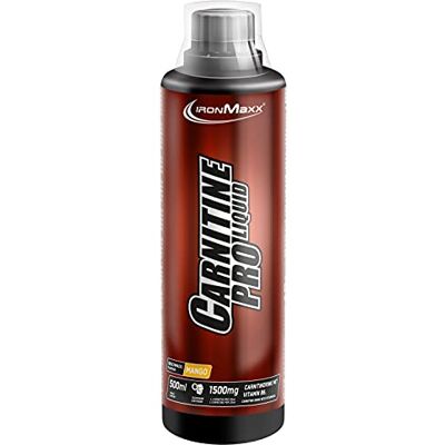 IronMaxx Carnitine Pro Liquid Mango 500ml 1500mg L-Carnitin pro Portion besonders effektiv vor Trainingseinheiten ideal während Diatphasen IronMaxx Carnitine Pro Liquid Mango 500ml 1500mg L-Carnitin pro Portion besonders effektiv vor Trainingseinheiten ideal während Diatphasen