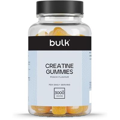 Bulk Creatine Gummies 1 g, Peach, 60 Gummies Bulk Creatine Gummies 1 g, Peach, 60 Gummies