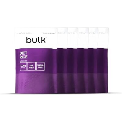 Bulk Diät Reis, Knojac-Reis, Glucomannan, 200 g, Packung mit 6 Stück Bulk Diät Reis, Knojac-Reis, Glucomannan, 200 g, Packung mit 6 Stück