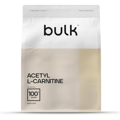 Bulk Acetyl L-Carnitin (ALCAR) Pulver, Aminosäure, 500 g, 666 Portionen, Verpackung Kann Variieren Bulk Acetyl L-Carnitin (ALCAR) Pulver, Aminosäure, 500 g, 666 Portionen, Verpackung Kann Variieren
