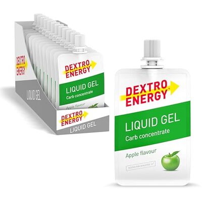 Dextro Energy Flüssiges Gel APFEL - 12 × 60 ml - Energiegel Dextro Energy Flüssiges Gel APFEL - 12 × 60 ml - Energiegel
