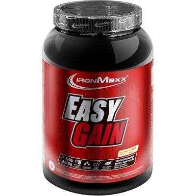 IronMaxx Easy Gain Vanille 2000g Dose Hochkalorischer Weight Gainer Hoher Proteingehalt Glutenfrei und Mit Vitaminen und Mineralstoffen IronMaxx Easy Gain Vanille 2000g Dose Hochkalorischer Weight Gainer Hoher Proteingehalt Glutenfrei und Mit Vitaminen und Mineralstoffen