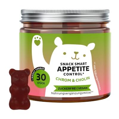 Bears with Benefits Gummibärchen Chrom und Cholin 30 Stück Snack Smart Chrom, Cholin, mit Thiamin und Pflanzenextrakten Vorrat für 1 Monat Zuckerfrei, Vegan Bears with Benefits Gummibärchen Chrom und Cholin 30 Stück Snack Smart Chrom, Cholin, mit Thiamin und Pflanzenextrakten Vorrat für 1 Monat Zuckerfrei, Vegan