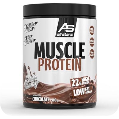 All Stars MUSCLE PROTEIN 300g – EXTRA CREMIG mit Schokolade Flavour All Stars MUSCLE PROTEIN 300g – EXTRA CREMIG mit Schokolade Flavour