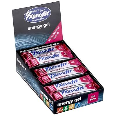 Xenofit energy gel Berry – 30 x 25 g Xenofit energy gel Berry – 30 x 25 g