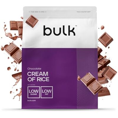 Bulk Reiscreme, Kohlenhydrat-Pulver, Cream of Rice, Schokolade, 1 kg Bulk Reiscreme, Kohlenhydrat-Pulver, Cream of Rice, Schokolade, 1 kg