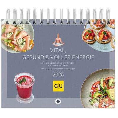 Alpha G U Vital, gesund & voller Energie– Buch-Wandkalender A5 (15 × 21 cm) mit 53 Rezepten & Übungen, Gesundheitskalender für Ernährung & Fitness: ... mit 53 leckeren Rezepten und Übungen Alpha G U Vital, gesund & voller Energie– Buch-Wandkalender A5 (15 × 21 cm) mit 53 Rezepten & Übungen, Gesundheitskalender für Ernährung & Fitness: ... mit 53 leckeren Rezepten und Übungen
