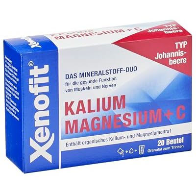 Xenofit Kalium, Magnesium + Vitamin C 20 Portionen Xenofit Kalium, Magnesium + Vitamin C 20 Portionen