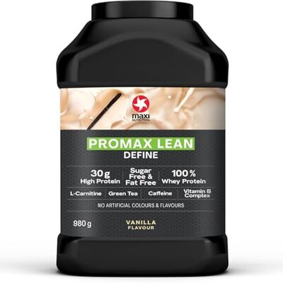 MaxiNutrition Promax Lean Vanilla Define, Whey Proteinpulver für Gewichstmanagement und effektiven Muskelaufbau, Zuckerfrei, Fettfrei MaxiNutrition Promax Lean Vanilla Define, Whey Proteinpulver für Gewichstmanagement und effektiven Muskelaufbau, Zuckerfrei, Fettfrei