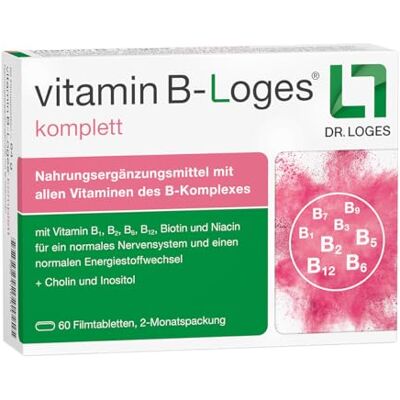 Dr. Loges + Co. GmbH Vitamin B-Loges komplett Filmtabletten - Nahrungsergänzung Dr. Loges + Co. GmbH Vitamin B-Loges komplett Filmtabletten - Nahrungsergänzung