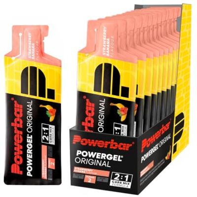 Powerbar PowerGel Original Strawberry-Banana 12x41g High Carb Energie Gel Natrium koffeinfrei Powerbar PowerGel Original Strawberry-Banana 12x41g High Carb Energie Gel Natrium koffeinfrei