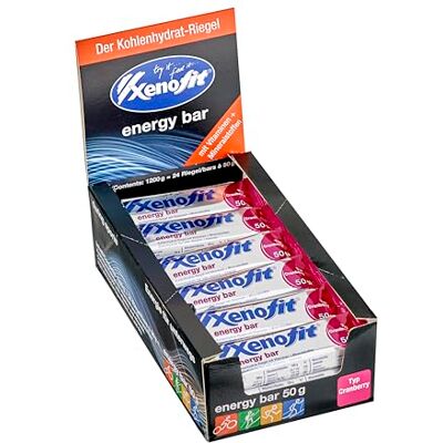 Xenofit energy bar Cranberry 24 x 50 g Xenofit energy bar Cranberry 24 x 50 g