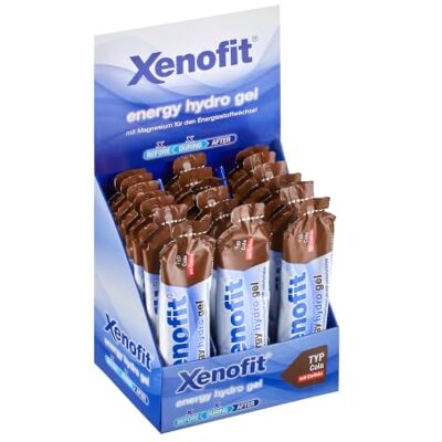 Xenofit Energy Hydro Gel Cola + Coffein 21 x 60 ml Xenofit Energy Hydro Gel Cola + Coffein 21 x 60 ml