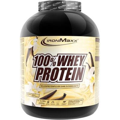 IronMaxx 100% WHEY PROTEIN 2350g Vanille - Protein Powder IronMaxx 100% WHEY PROTEIN 2350g Vanille - Protein Powder