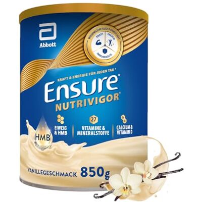 Ensure NutriVigor - 850 g Nahrungsergänzung mit 27 Vitaminen & Mineralien Ensure NutriVigor - 850 g Nahrungsergänzung mit 27 Vitaminen & Mineralien
