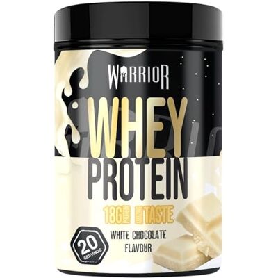 Warrior Whey Protein Pulver 500 g, 20 Portionen – Proteinpulver Shake mit Whey Konzentrat, Eiweißpulver für Muskelaufbau & Regeneration, Low Carb Glutenfrei – Weiße Schokolade Warrior Whey Protein Pulver 500 g, 20 Portionen – Proteinpulver Shake mit Whey Konzentrat, Eiweißpulver für Muskelaufbau & Regeneration, Low Carb Glutenfrei – Weiße Schokolade