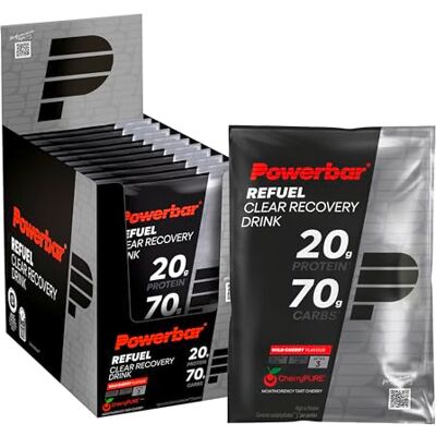 Powerbar Black Line Refuel Clear Recovery Drink Wild Cherry 10x97g Powerbar Black Line Refuel Clear Recovery Drink Wild Cherry 10x97g