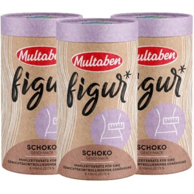 Multaben Diät Shake – proteinreicher Abnehm Shake für eine Eiweiß Diät – Schoko-Geschmack mit Vitaminen und Mineralstoffen – sättigender Diät Drink als hochwertiger Nahrungsersatz 3 x 440g Multaben Diät Shake – proteinreicher Abnehm Shake für eine Eiweiß Diät – Schoko-Geschmack mit Vitaminen und Mineralstoffen – sättigender Diät Drink als hochwertiger Nahrungsersatz 3 x 440g