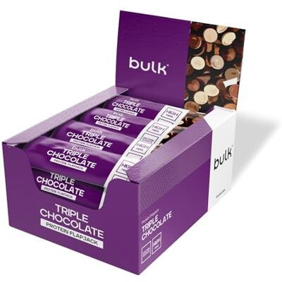 Bulk Protein Flapjack-Riegel Dreifache Schokolade 15 g Protein Weicher, haferreicher Snack Weiche Textur, praktisch für unterwegs Bequemer, leckerer Protein-Boost Box mit 12 Stück Bulk Protein Flapjack-Riegel Dreifache Schokolade 15 g Protein Weicher, haferreicher Snack Weiche Textur, praktisch für unterwegs Bequemer, leckerer Protein-Boost Box mit 12 Stück