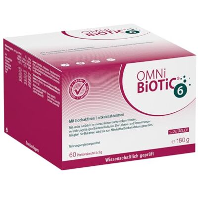 OMNi-BiOTiC - OMNi-BiOTiC 6 in 1 - 60x3g Beutel - 6 Stämme - Nahrungsergänzungsmittel OMNi-BiOTiC - OMNi-BiOTiC 6 in 1 - 60x3g Beutel - 6 Stämme - Nahrungsergänzungsmittel