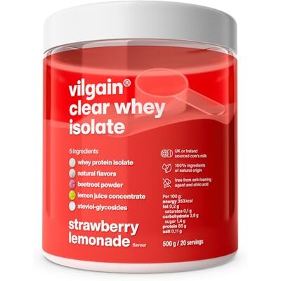 Vilgain Clear Whey Isolate 500g - Protein Powder Vilgain Clear Whey Isolate 500g - Protein Powder