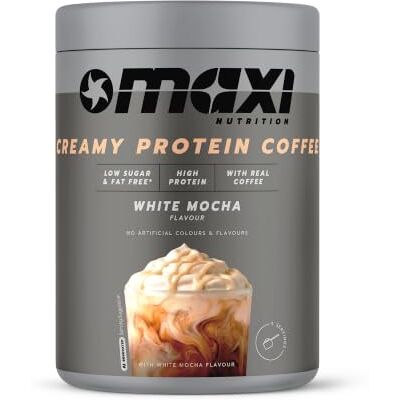 MaxiNutrition Creamy Protein Coffee White Mocha, Protein Shake, 270 g Protein Kaffee mit 21 g Protein, 7,3 % Bohnenkaffee und 80 mg Koffein MaxiNutrition Creamy Protein Coffee White Mocha, Protein Shake, 270 g Protein Kaffee mit 21 g Protein, 7,3 % Bohnenkaffee und 80 mg Koffein