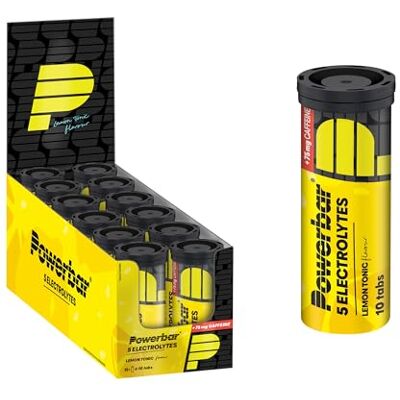 Powerbar 5 Electrolytes Sports Drink (12x10Tabs) Lemon Tonic Boost (with caffeine) Energie & Ausdauer Elektrolyte Powerbar 5 Electrolytes Sports Drink (12x10Tabs) Lemon Tonic Boost (with caffeine) Energie & Ausdauer Elektrolyte